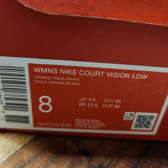 Nike Court Vision Low Sneakers – Women’s Size 8, Unworn - Picture 5 of 10